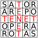 Palindromic Latin Word Square, the Sator Square